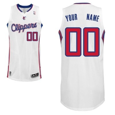 Los Angeles Clippers Home Custom Big And Tall Jersey - White