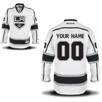 Los Angeles Kings Road Big And Tall Custom Jersey - White