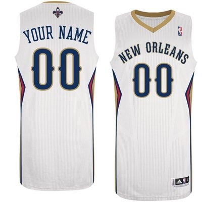 New Orleans Pelicans Home Custom Big And Tall Jersey - White