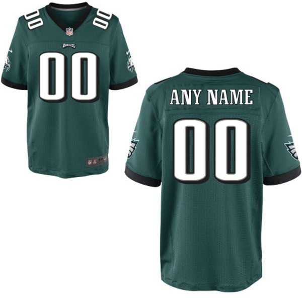 Philadelphia Eagles Custom Big And Tall Jersey - Midnight Green