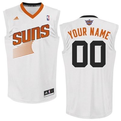 Phoenix Suns Home Custom Big And Tall Jersey - White