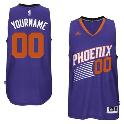 Phoenix Suns Road Custom Big And Tall Jersey - Purple