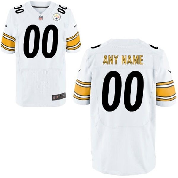 Pittsburgh Steelers Custom Big And Tall Jersey - White