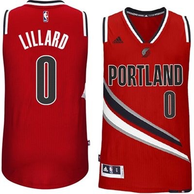 Portland Trail Blazers Alternate Custom Big And Tall Jersey - Red