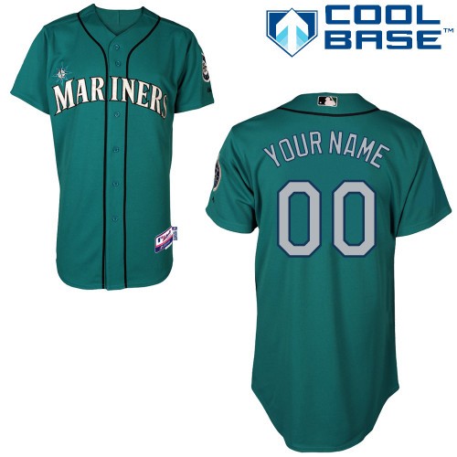 Seattle Mariners Alt Custom Big And Tall Jersey - Northwest Green