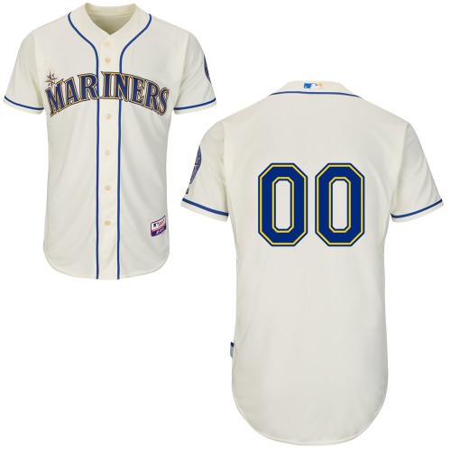 Seattle Mariners Alt Custom Big And Tall Jersey - White