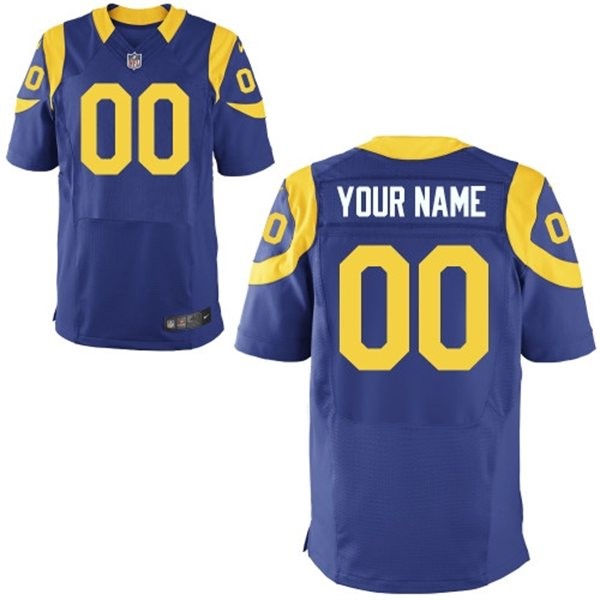 St. Louis Rams Custom Big And Tall Jersey - Blue