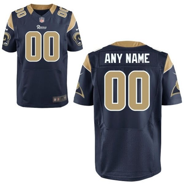 St. Louis Rams Custom Big And Tall Jersey - Millenium Blue