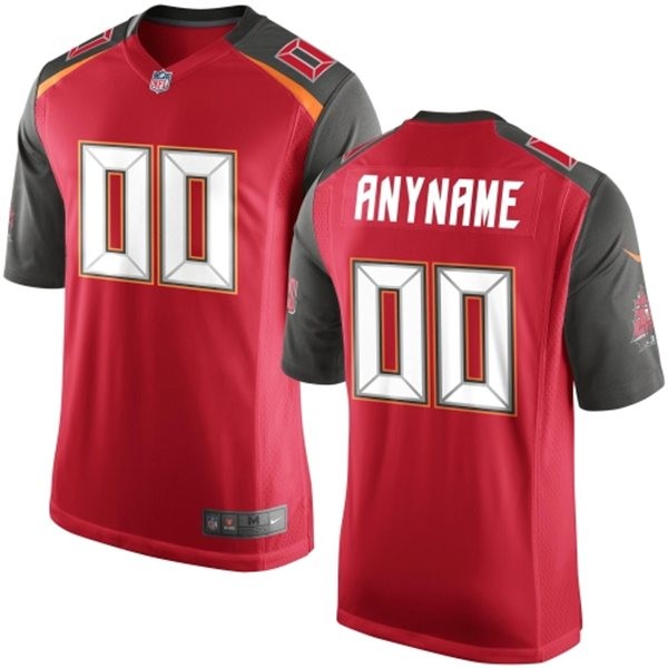 Tampa Bay Buccaneers Custom Big And Tall Jersey - Red