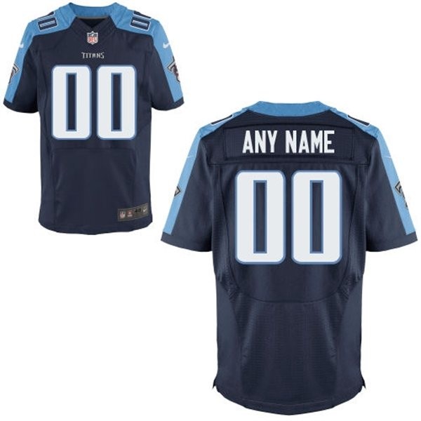 Tennessee Titans Custom Big And Tall Jersey - Navy Blue