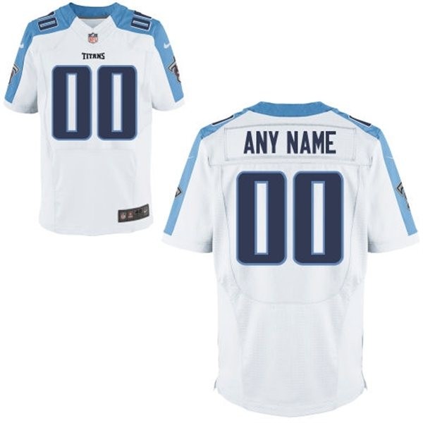 Tennessee Titans Custom Big And Tall Jersey - White