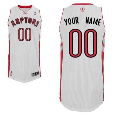 Toronto Raptors Home Custom Big And Tall Jersey - White