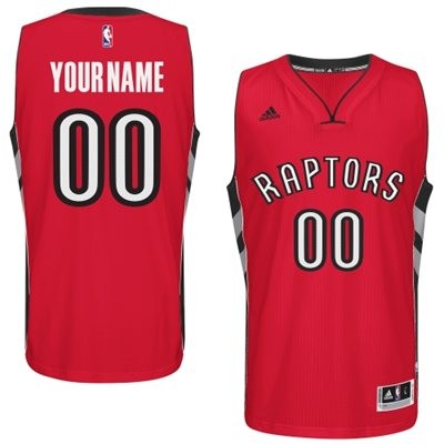 Toronto Raptors Road Custom Big And Tall Jersey - Red