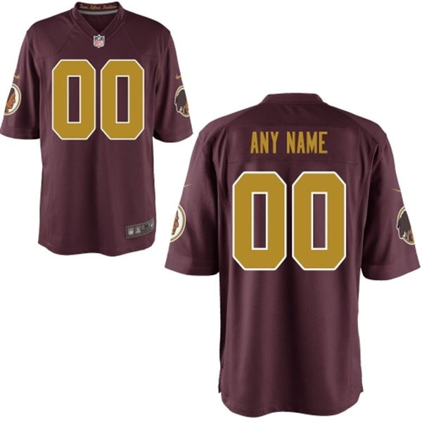 Washington Redskins Custom Throwback Big And Tall Jersey - Burgundy