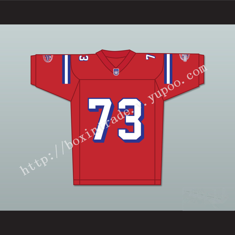 Michael Taliferro Andre Jackson 73 Washington Sentinels Home Football Jersey The Replacements Includes League Patch