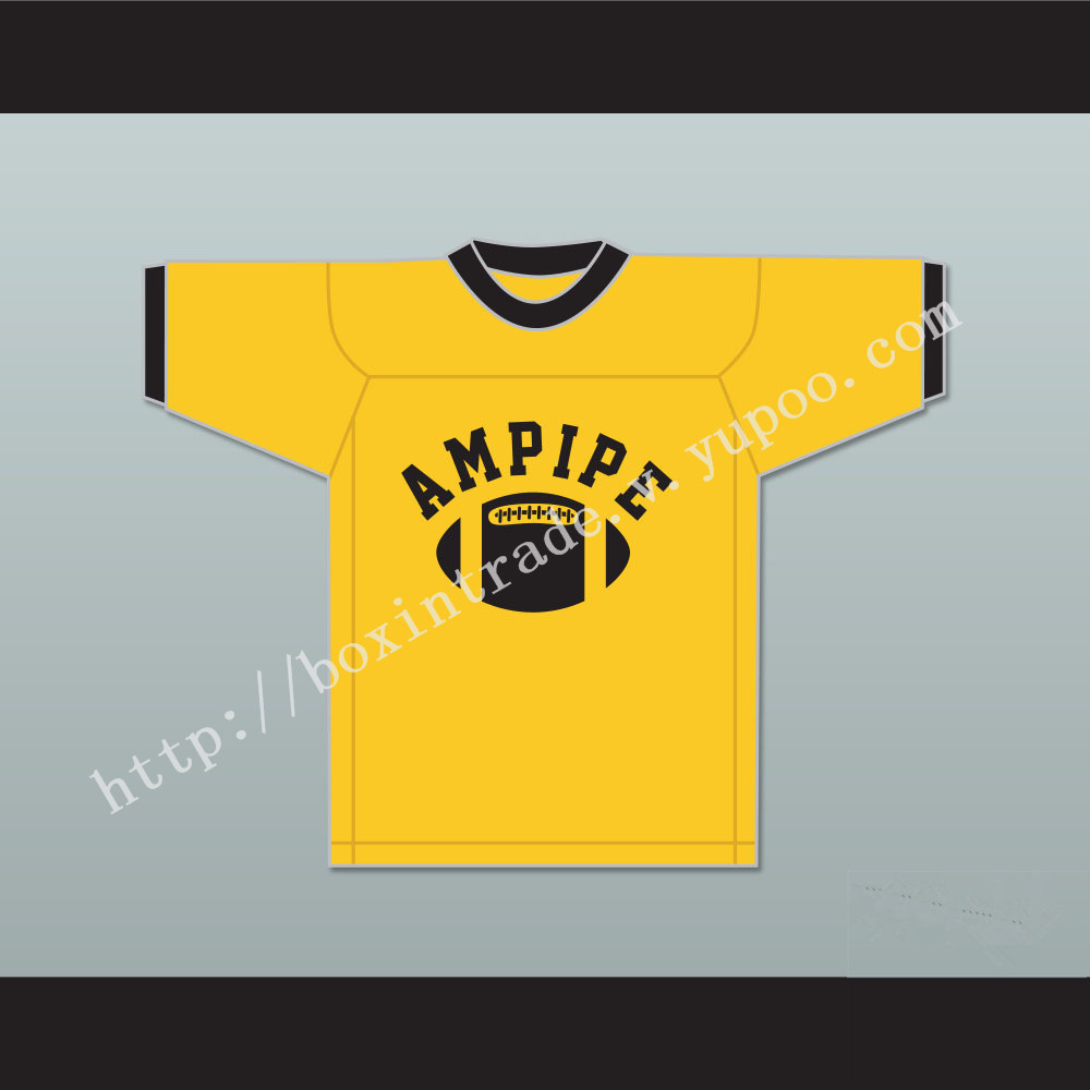 Ampipe High School Bulldogs Yellow Practice Football Jersey