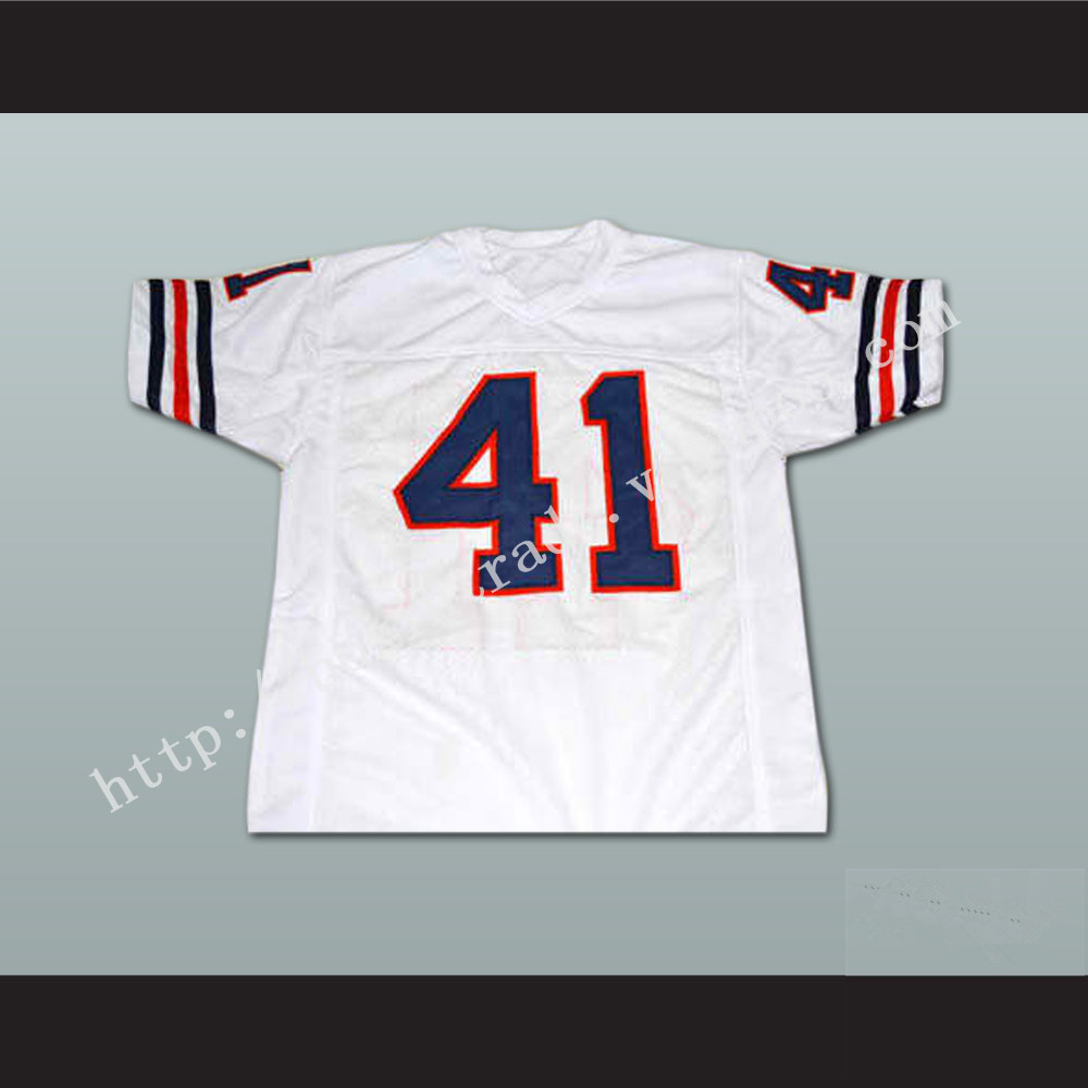 Brian's Song Movie Brian Piccolo 41 Chicago Football Jersey White