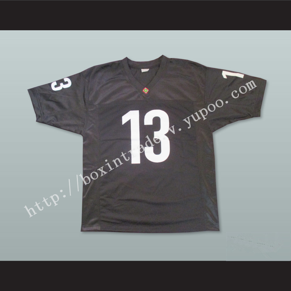 Jamie Foxx Willie Beamen 13 Miami Sharks Home Football Jersey Any Given Sunday Includes AFFA Patch