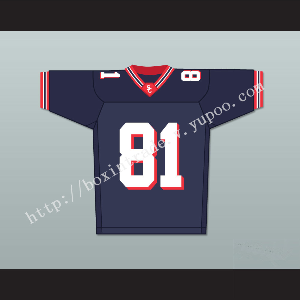 Calvin Johnson 81 Sandy Creek High School Football Jersey Stitch Sewn