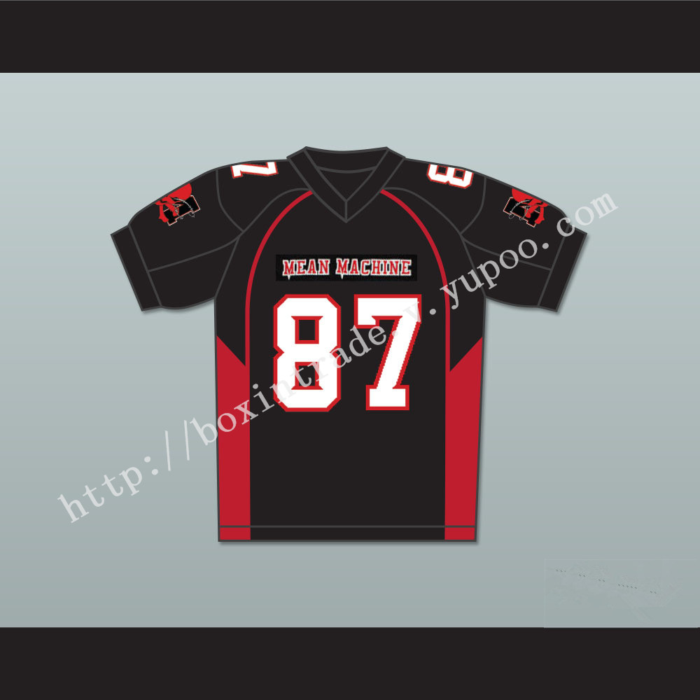 87 Cote Mean Machine Convicts Football Jersey Includes Patches