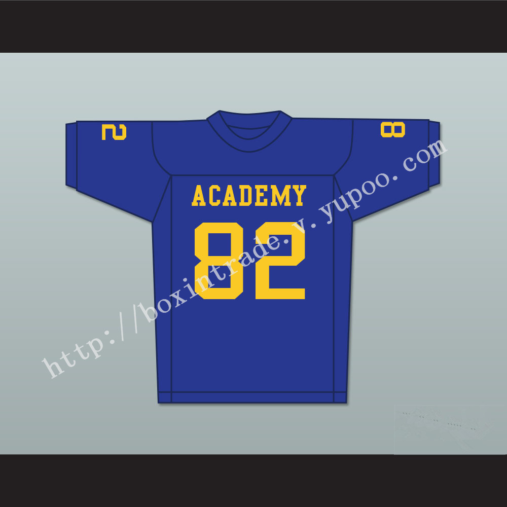 Terry Crews 82 Flint Southwestern Academy Knights Blue Football Jersey