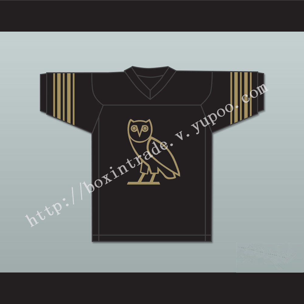 Drake 9 OVO Black Football Jersey