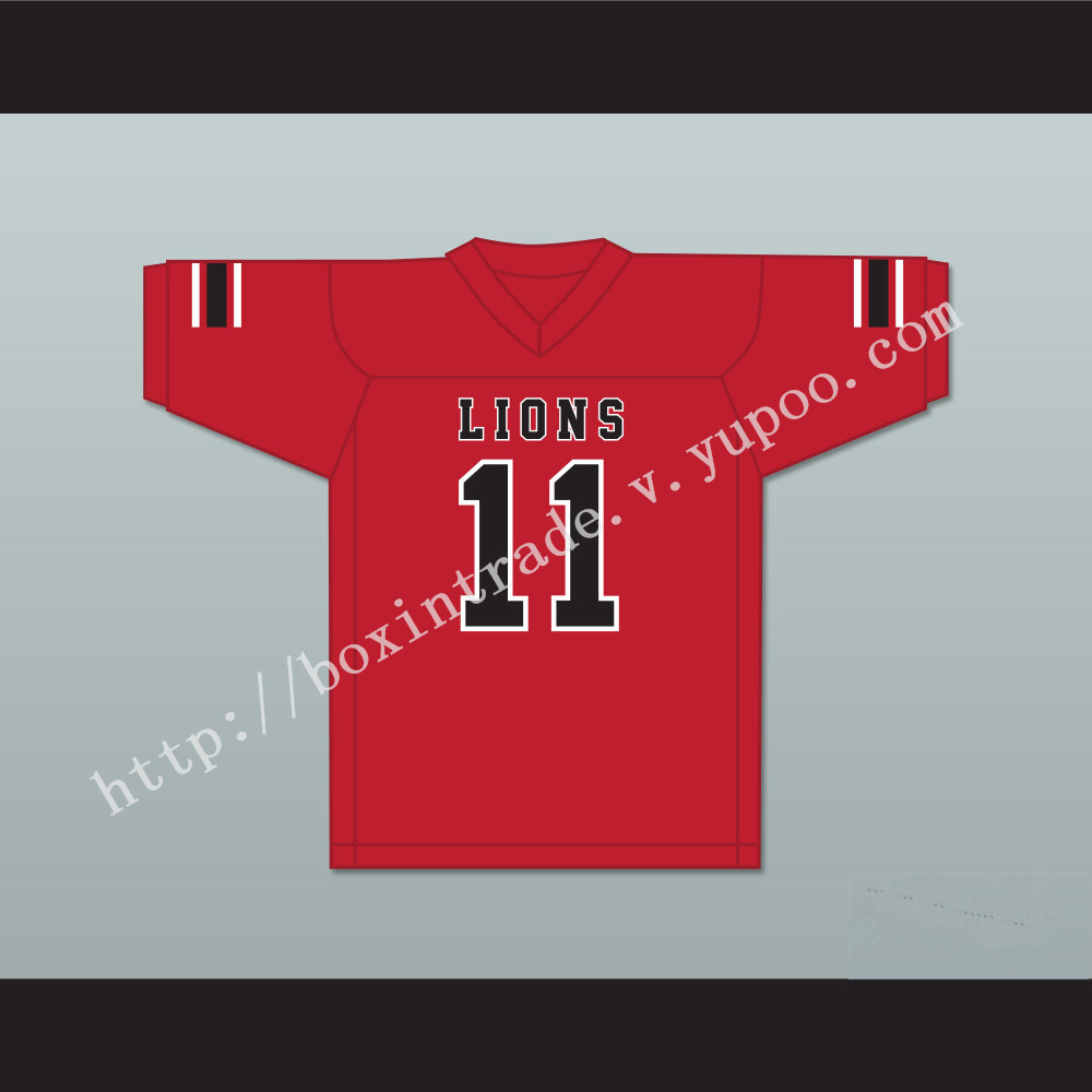 Chad Kelly 11 EMCC Lions Red Football Jersey