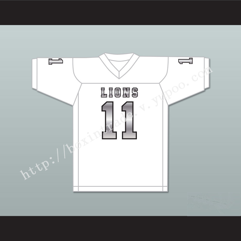 Chad Kelly 11 EMCC Lions White Alternate Football Jersey