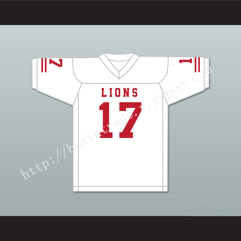 Isiah Wright 17 EMCC Lions White Football Jersey