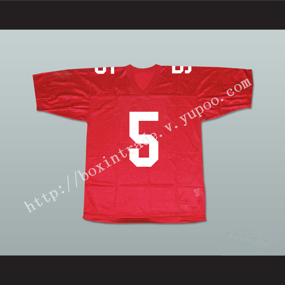 Finn Hudson 5 William Mckinley High School Football Jersey New