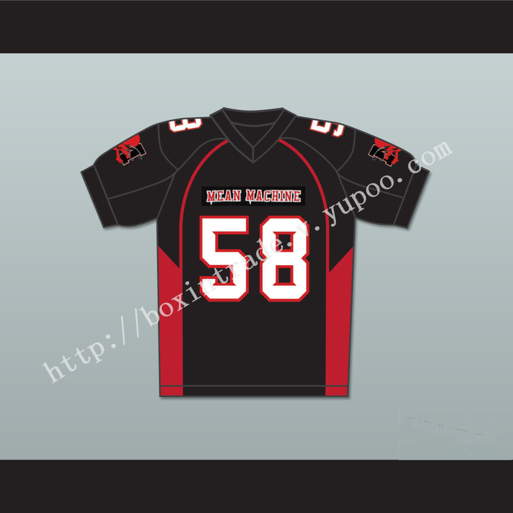 58 Harley Mean Machine Convicts Football Jersey Includes Patches