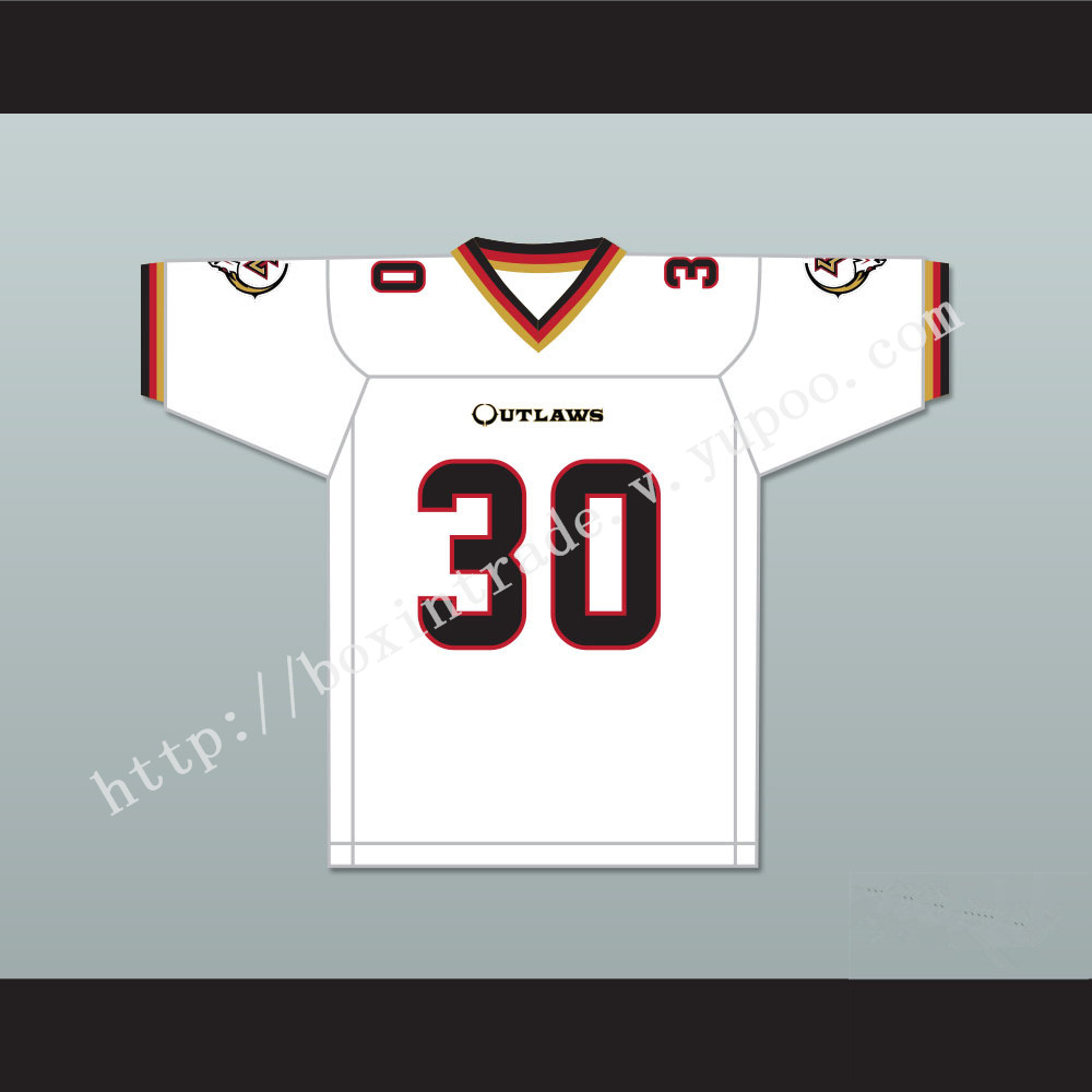 Rod Smart 30 'He Hate Me' Las Vegas Outlaws White Football Jersey