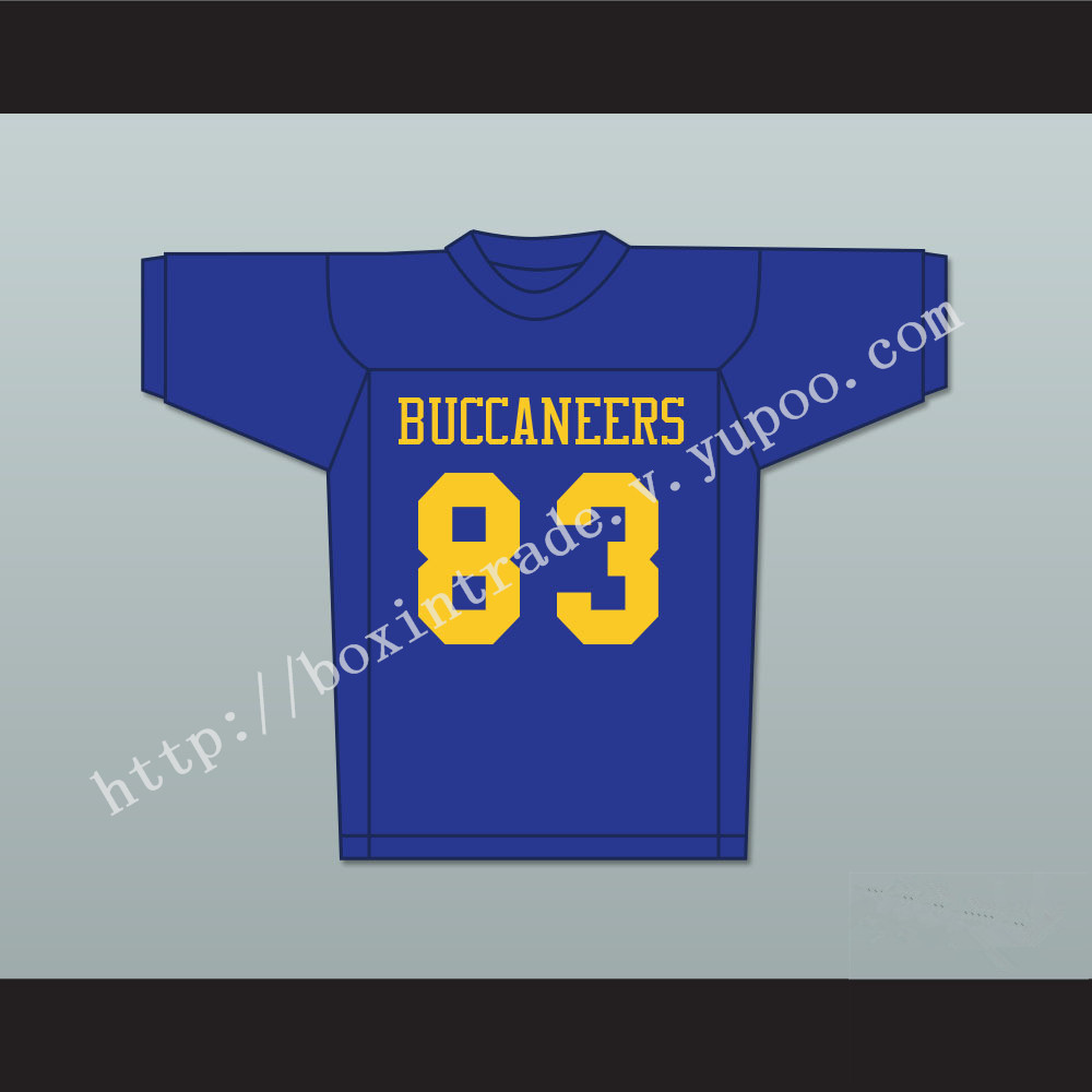 Michael Jordan 83 Laney High School  Buccaneers Blue Football Jersey