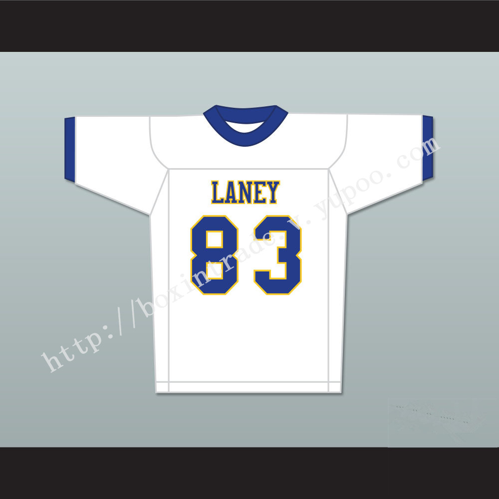 Michael Jordan 83 Laney High School  Buccaneers White Football Jersey