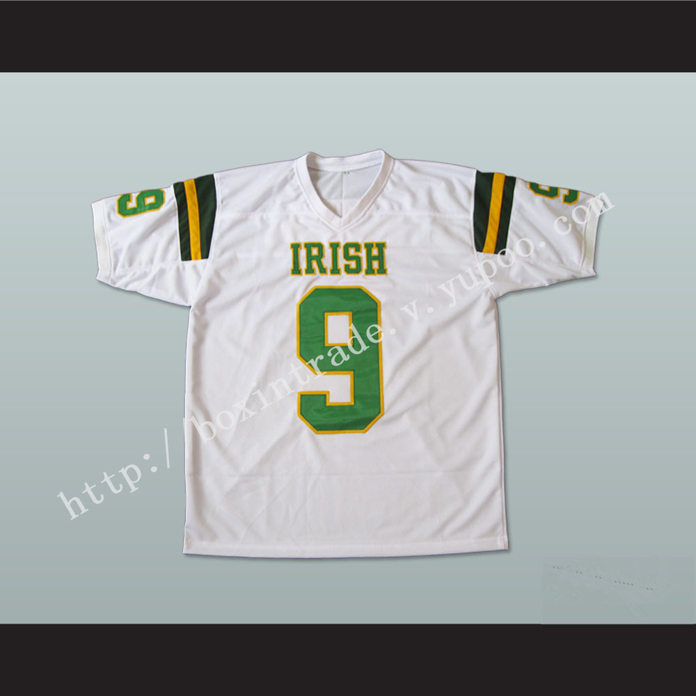 Lebron James 9 Fighting Irish High School Football Jersey White