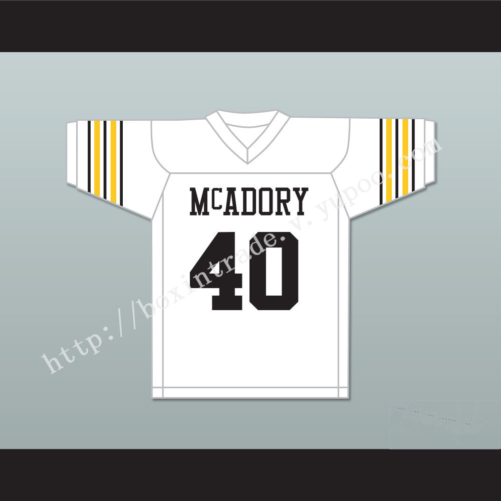 Bo Jackson 40 McAdory High School White Football Jersey