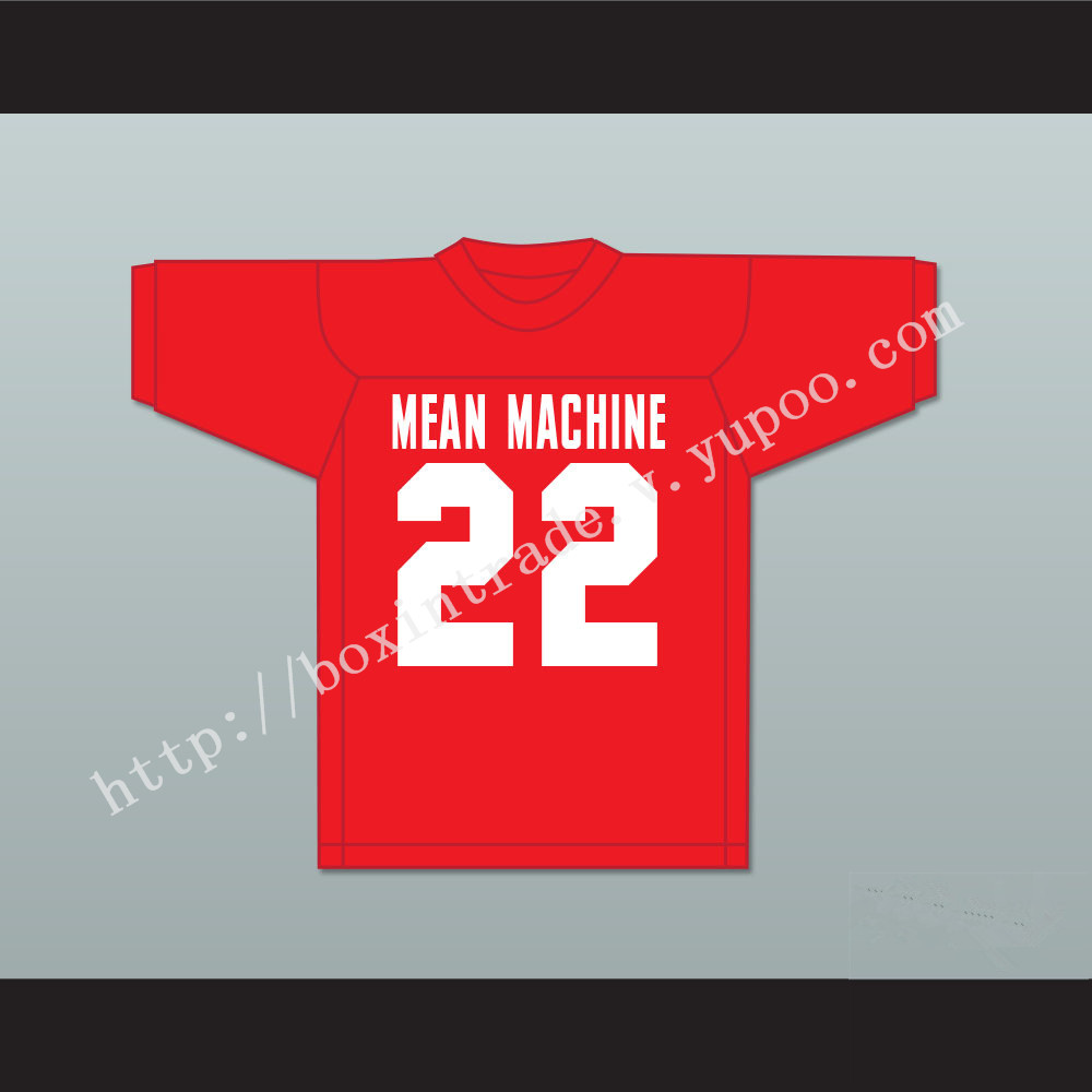 Burt Reynolds 22 Paul Crewe Mean Machine Convicts Red Football Jersey