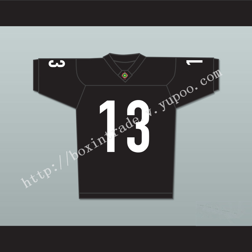 Jamie Foxx Willie Beamen 13 Miami Sharks Football Jersey Any Given Sunday Includes AFFA Patch