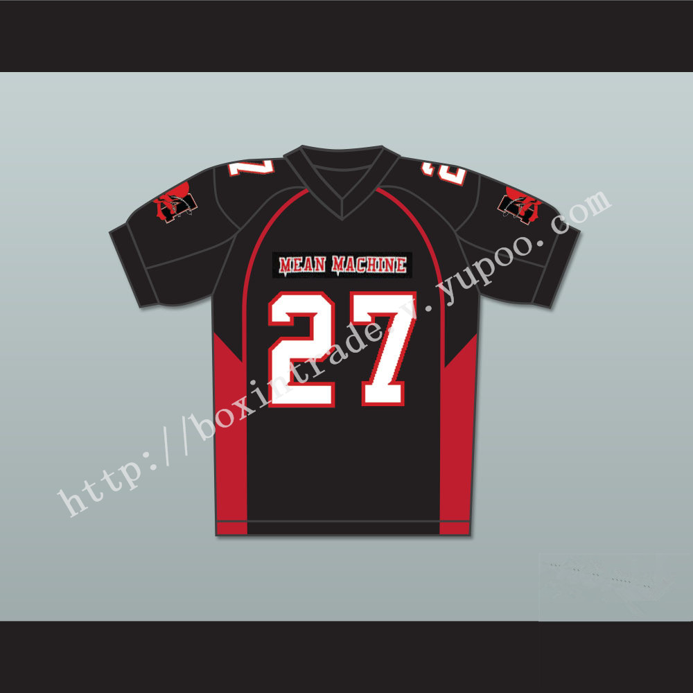 27 Pederson Mean Machine Convicts Football Jersey Includes Patches