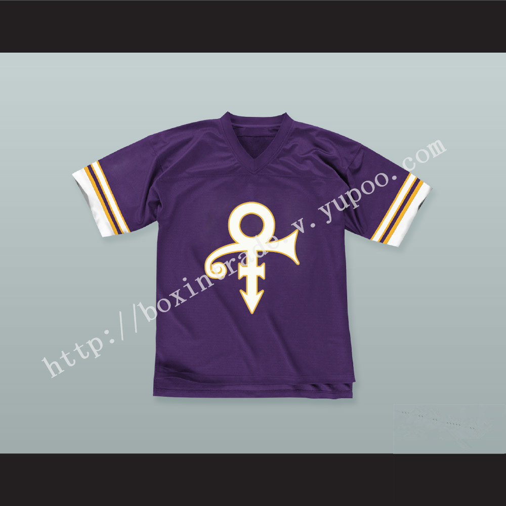 Prince Tribute Minnesota Purple Retro Football Jersey