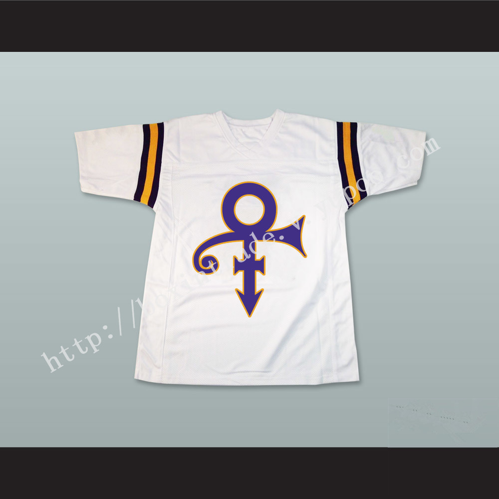 Prince Tribute White Football Jersey