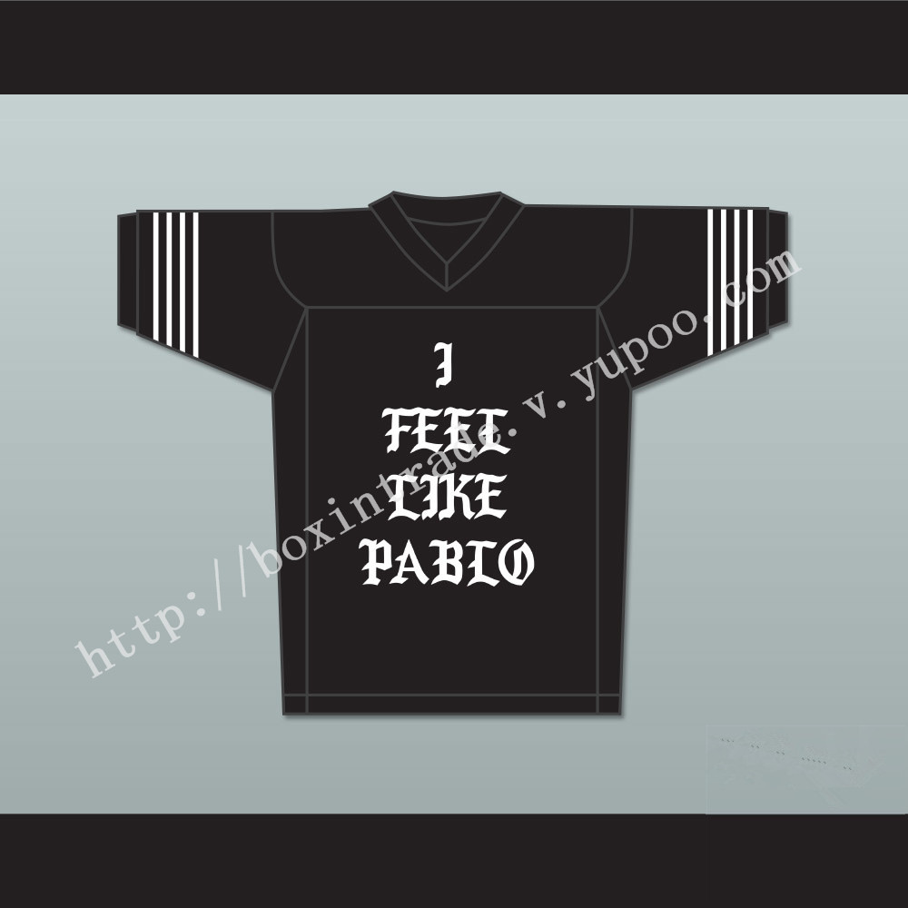 Pablo Escobar I Feel Like Pablo Black Football Jersey