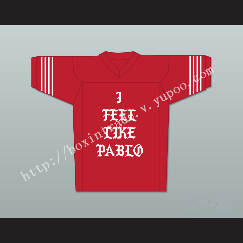 Pablo Escobar I Feel Like Pablo Red Football Jersey