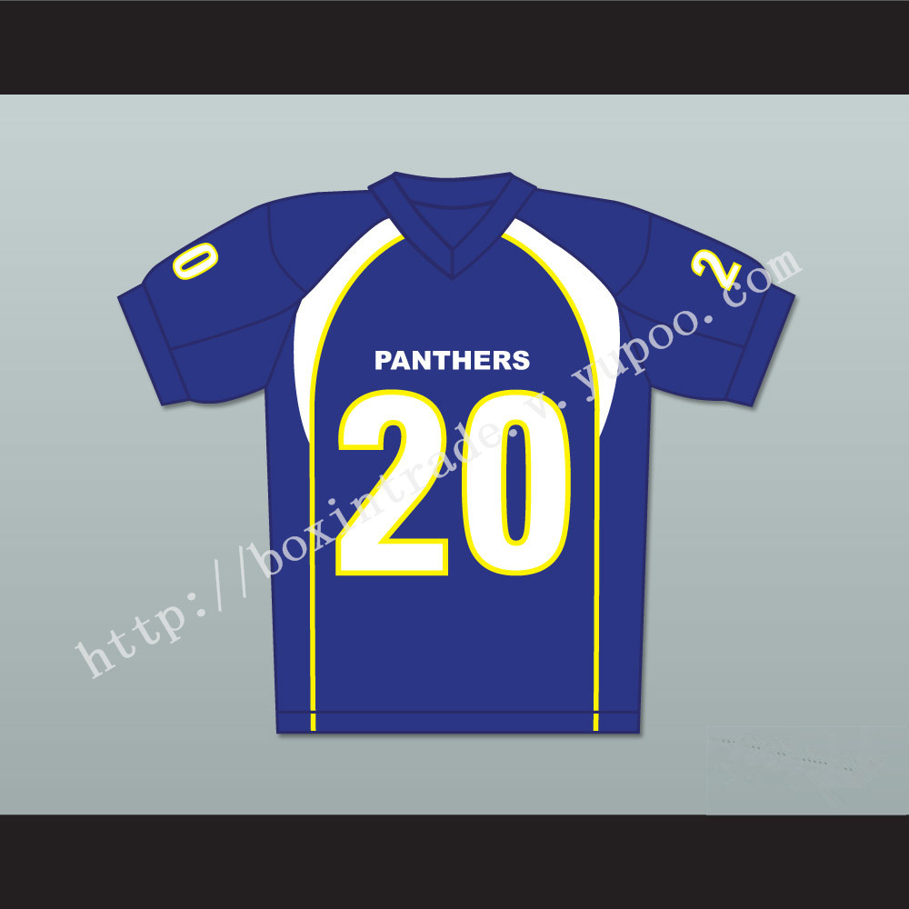 Friday Night Lights Brian 'Smash' Williams 20 Dillon High School Panthers Football Jersey Blue