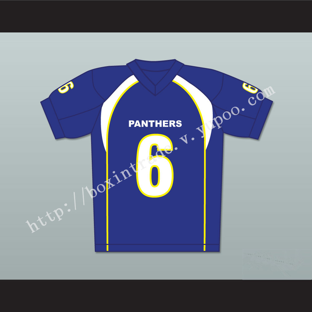 Jason Street 6 Dillon Panthers Football Jersey Friday Night Lights Blue