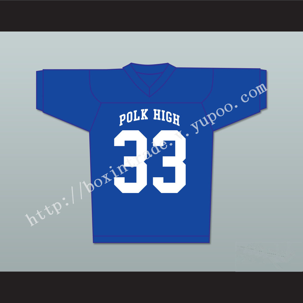 Al Bundy 33 Polk High Football Jersey Married With Children Ed O' Neill  Blue