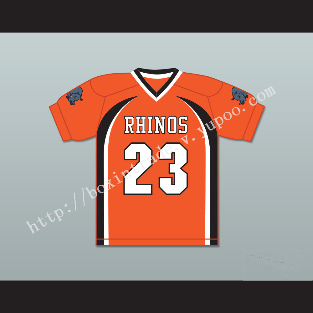 Jammie Jammie-Jammie 23 Rhinos Football Jersey with Patches Key & Peele