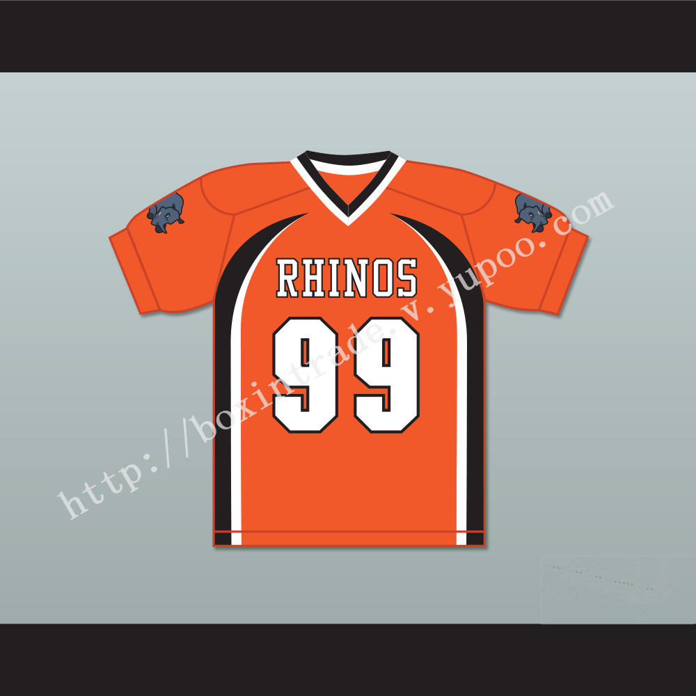 Ozamataz Buckshank 99 Rhinos Football Jersey with Patches Key & Peele