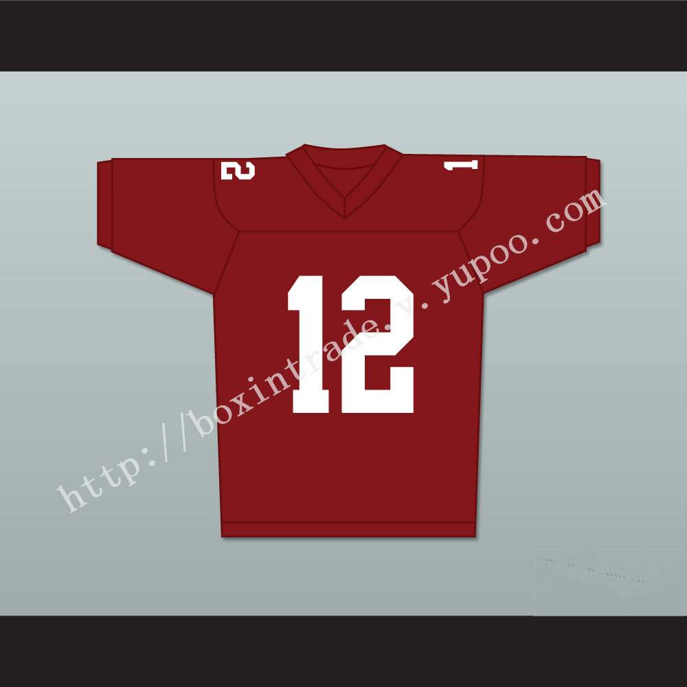 Kip Pardue Ronnie 'Sunshine' Bass 12 T. C. Williams High School Titans Football Jersey Red