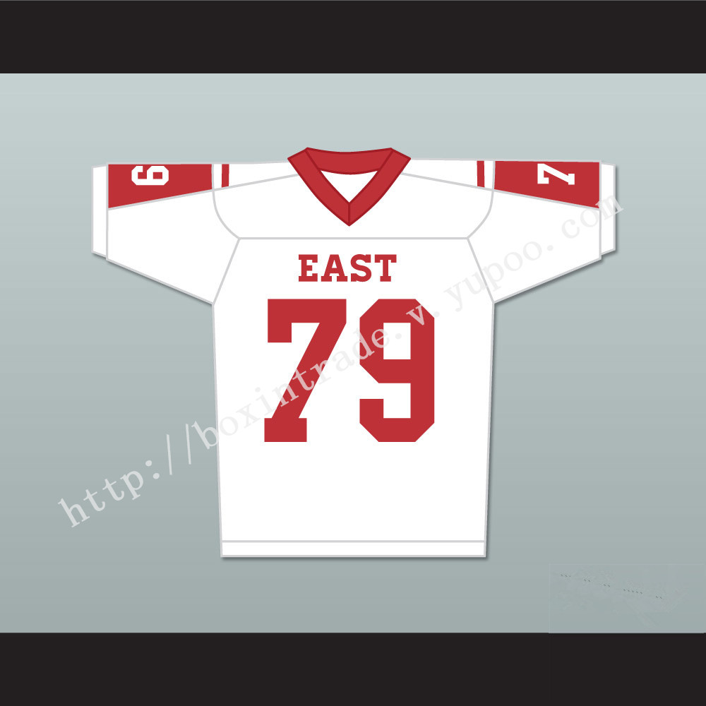 Dallas Tinker 79 East Dillon Lions Football Jersey Friday Night Lights White